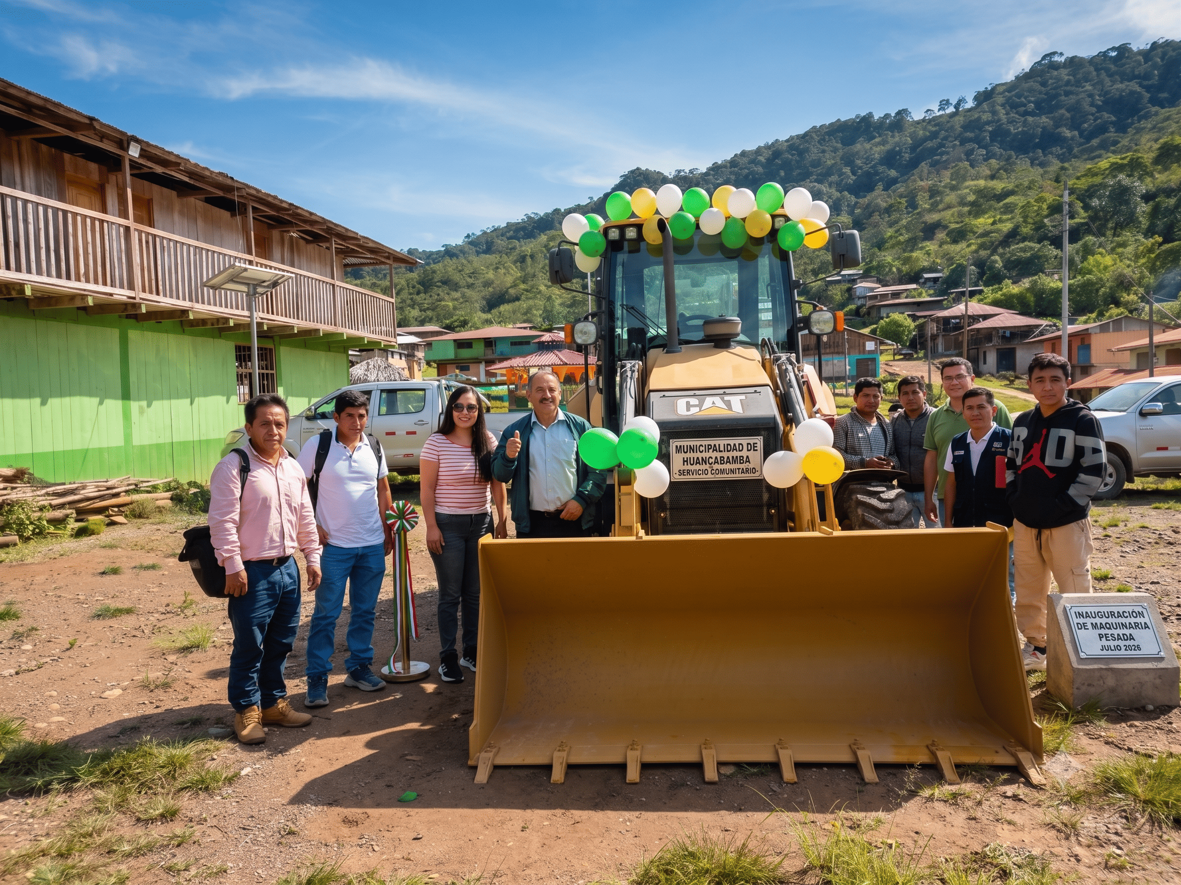 MUNICIPALIDAD DISTRITAL DE VISTA ALEGRE FORTALECE SU CAPACIDAD OPERATIVA CON LA ADQUISICIÓN DE UNA MODERNA RETROEXCAVADORA